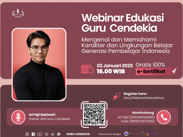 Webinar Edukasi Guru Cendekia